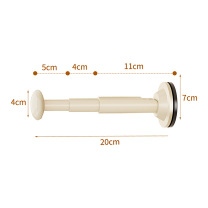 Suction Cup Retractable Clothes Hanger